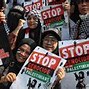 Demo Palestina Kedubes Amerika